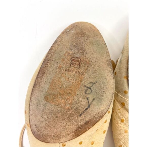 Joan and David Balletcore Leather Lace Up Dot Shoes Size 6 - Picture 6 of 9